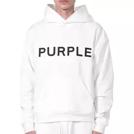 Purple Brand French Terry White Hoodie