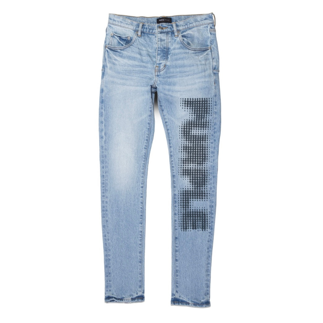 Purple Brand Halftone Wordmark Jeans