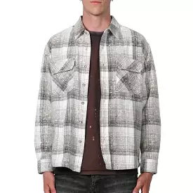 Purple Brand Plaid Grey L/S Shirt