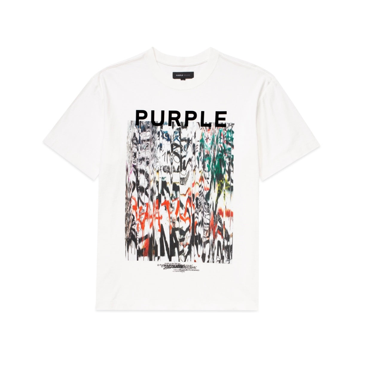 Purple Brand Textured Allover S/S Tee