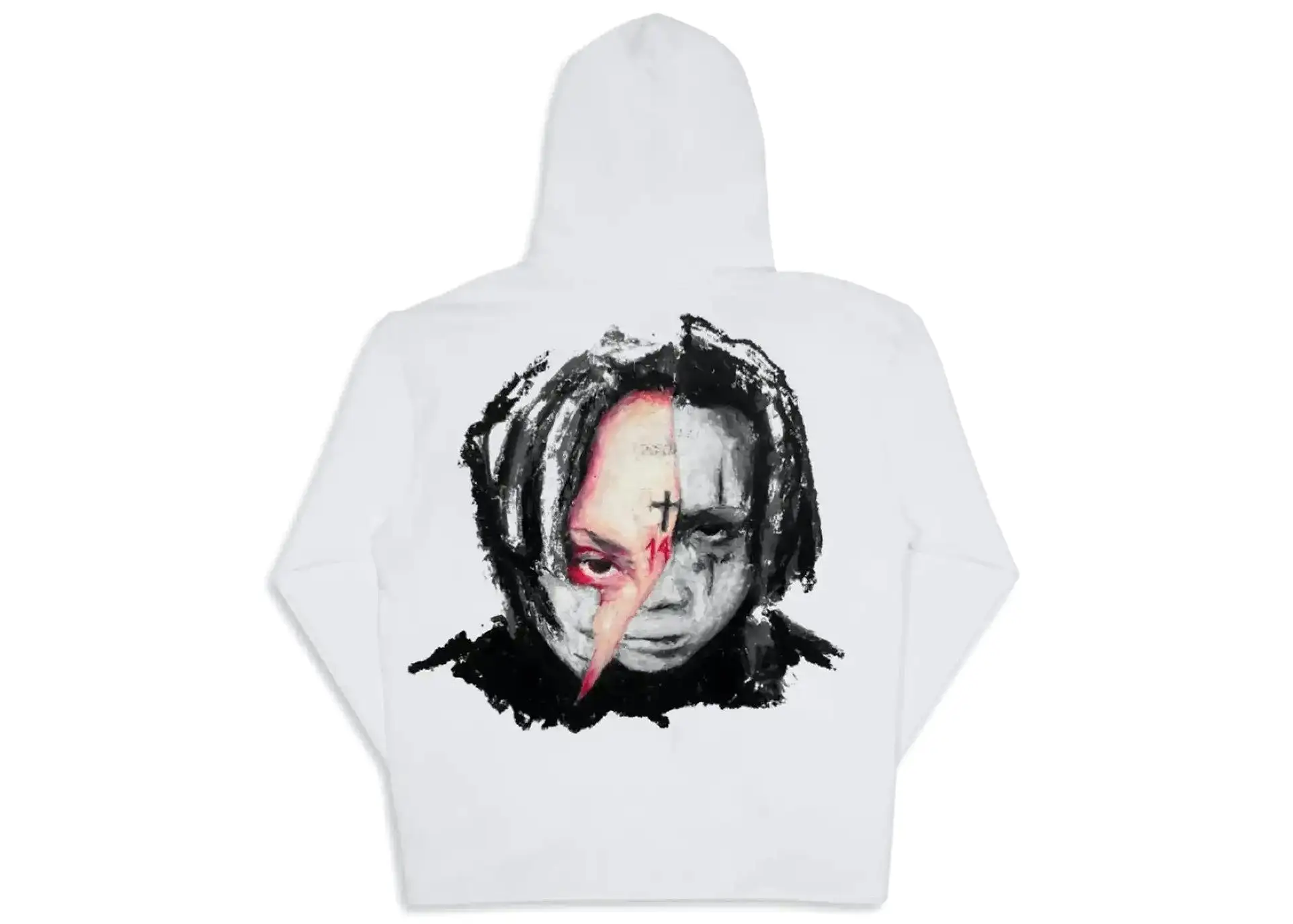 Revenge Trippie Arch Logo Hoodie White