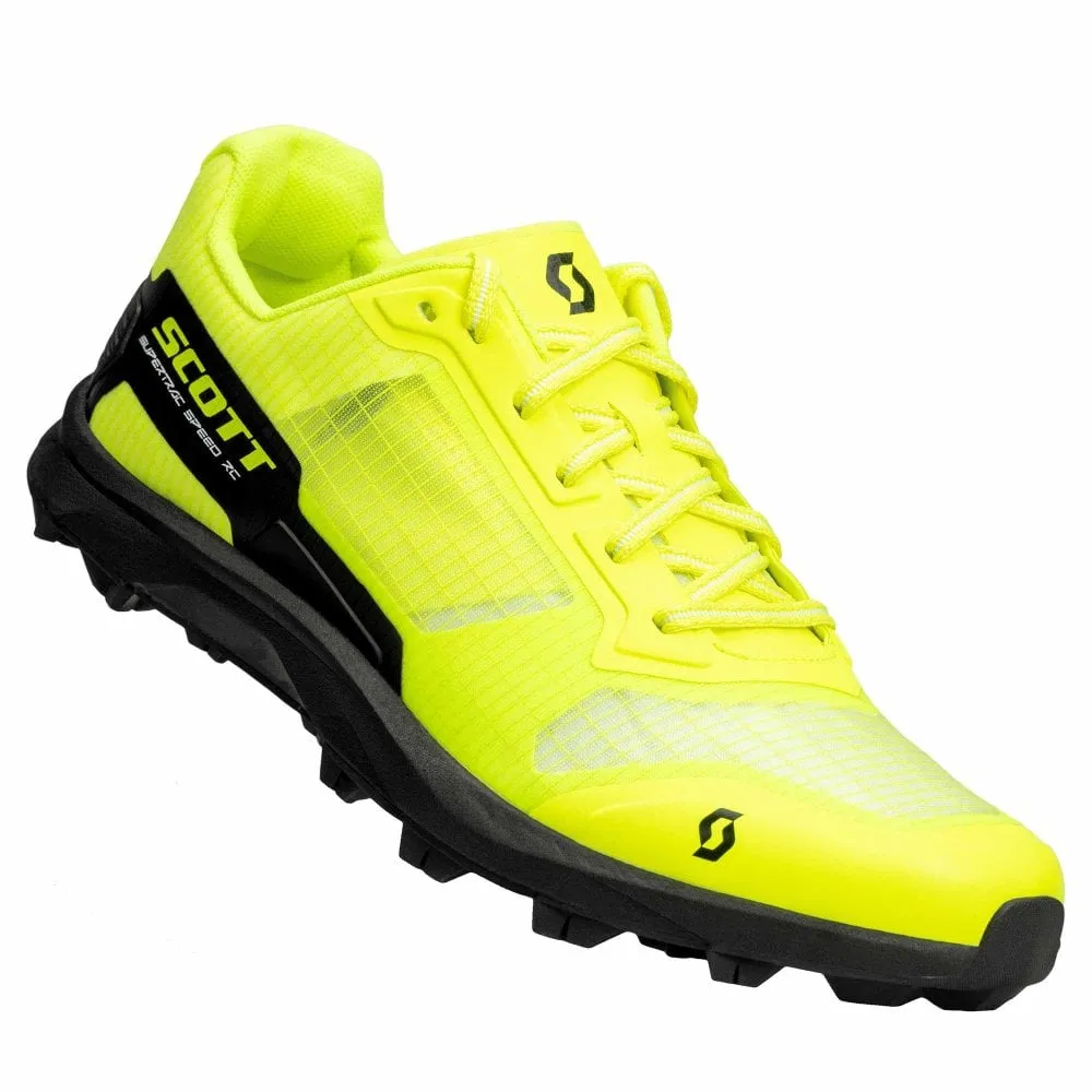 Scott  Supertrac Speed RC Mens Fell Running Shoe Black/Safety Yellow