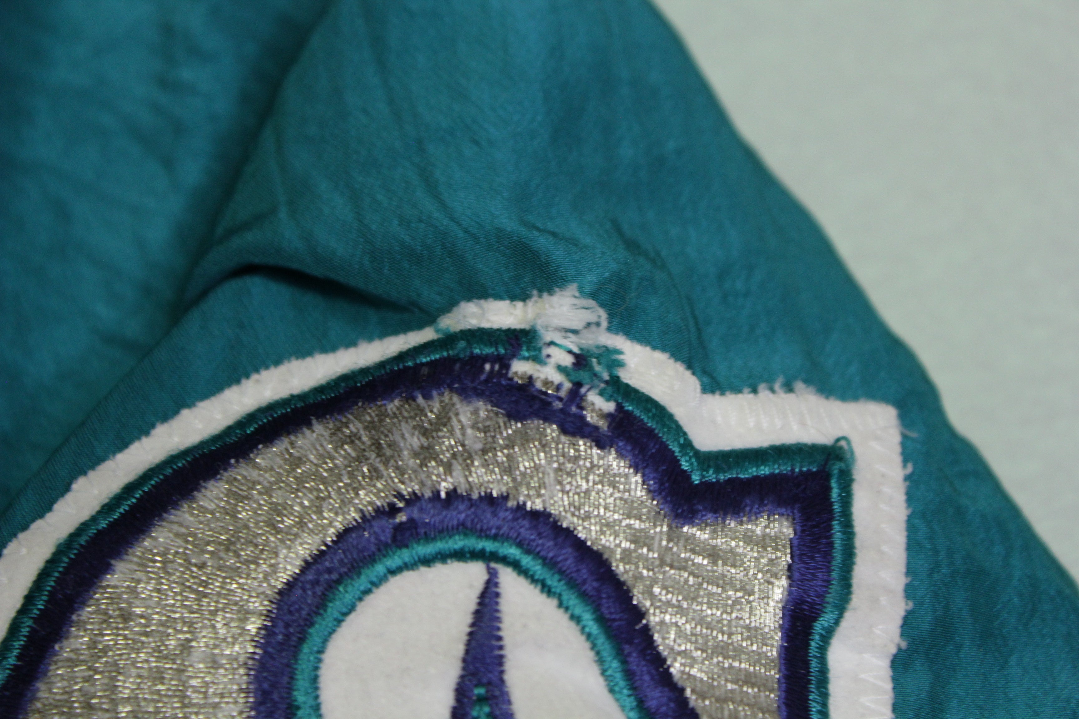 Seattle Mariners Vintage Diamond Collection Made in USA 90's Big Patch Starter Jacket