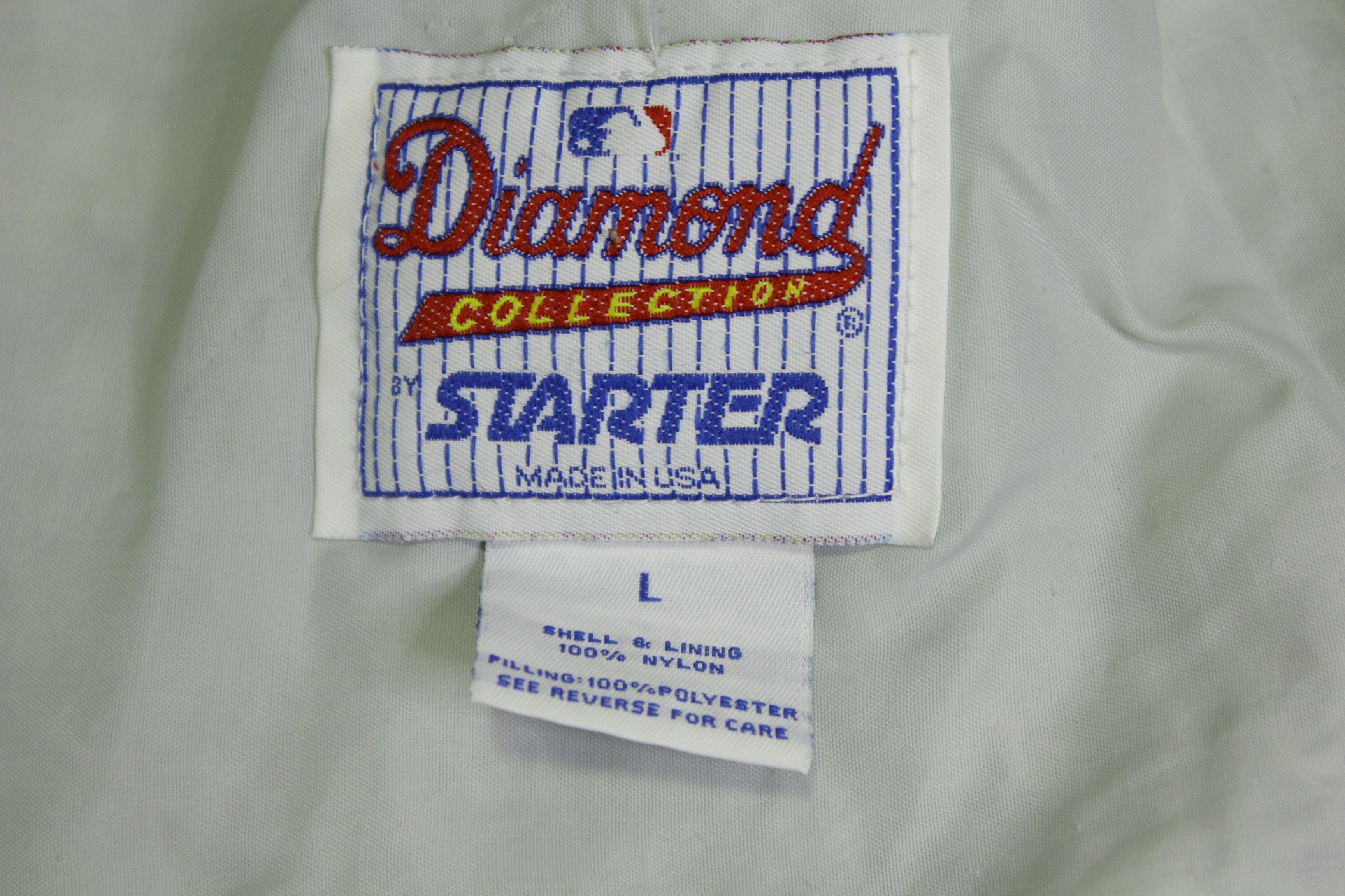 Seattle Mariners Vintage Diamond Collection Made in USA 90's Big Patch Starter Jacket