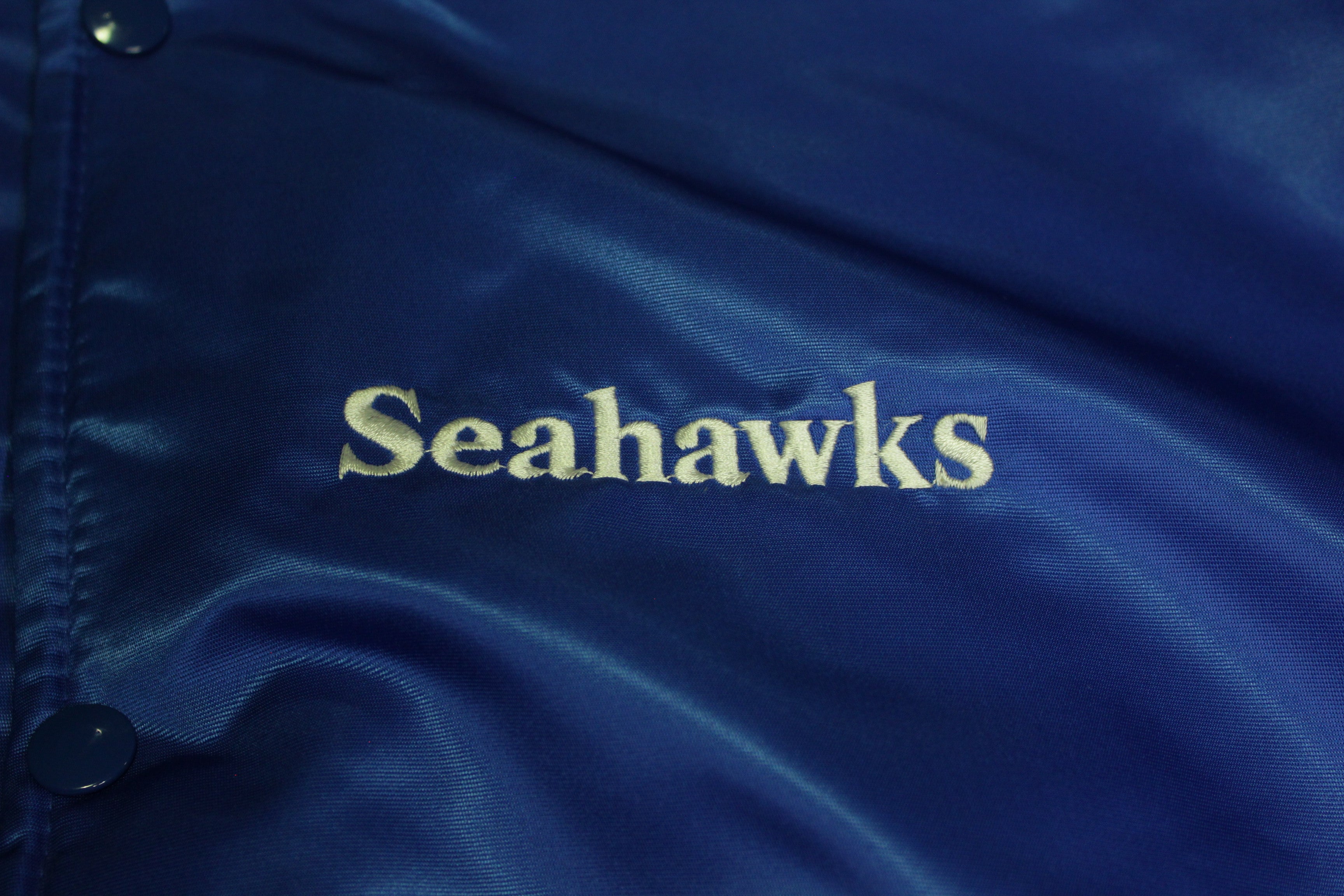 Seattle Seahawks Vintage Pro Line Starter 1980s Made in USA Mint Starter Coach Jacket