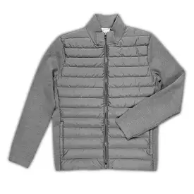 Soon extrafine wool and down padded hybrid jacket