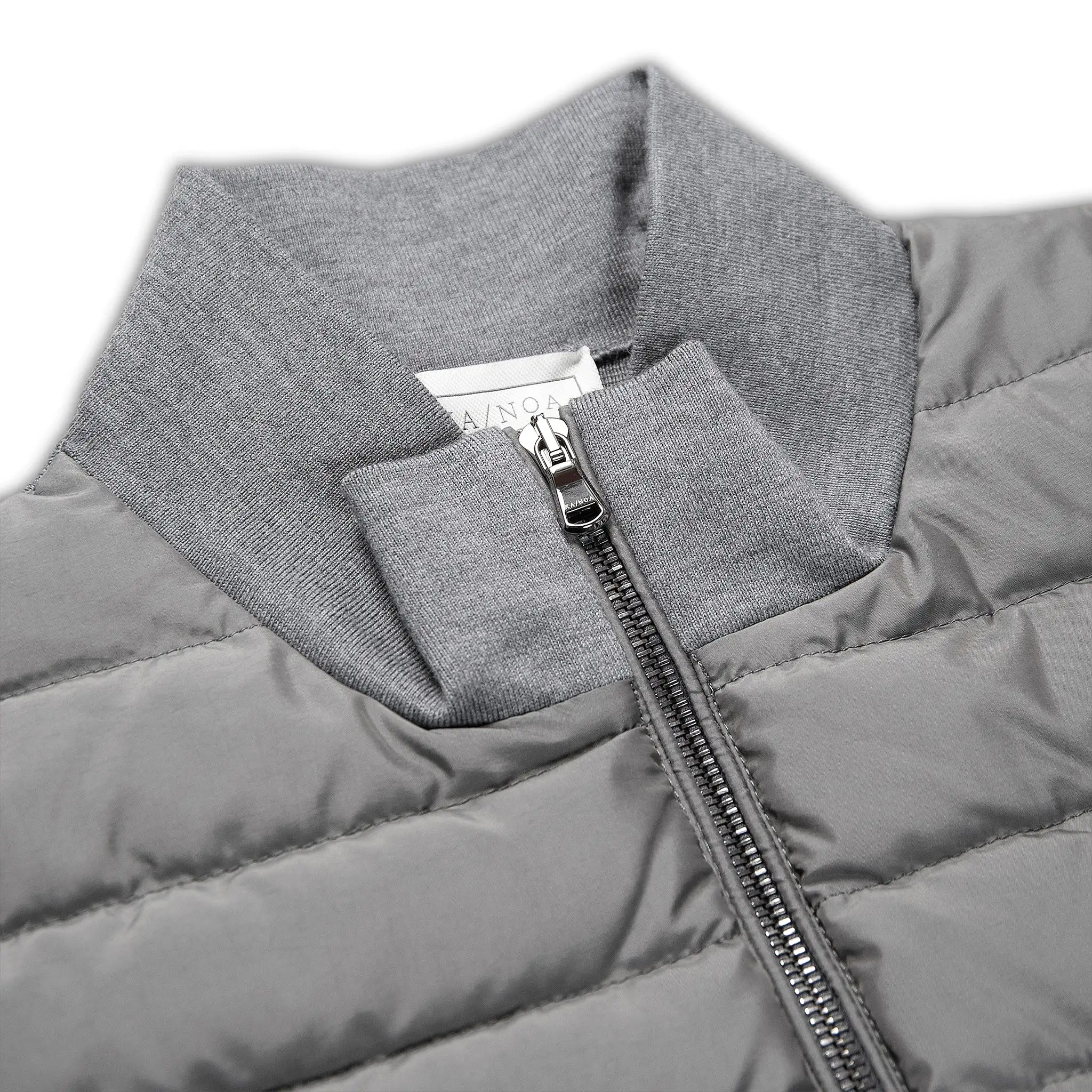 Soon extrafine wool and down padded hybrid jacket