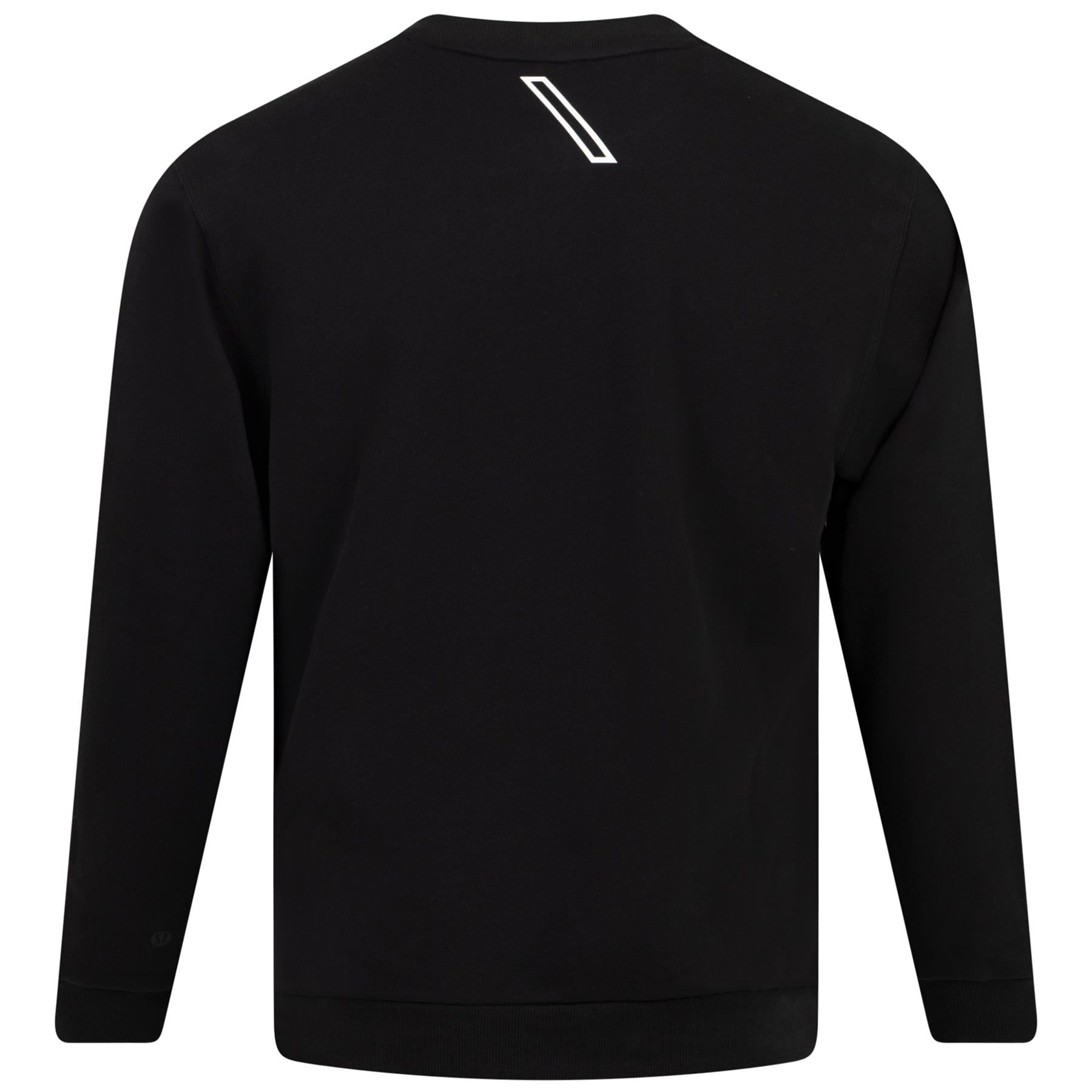 Steady State Crew Neck Cotton Sweatshirt Black - SS24