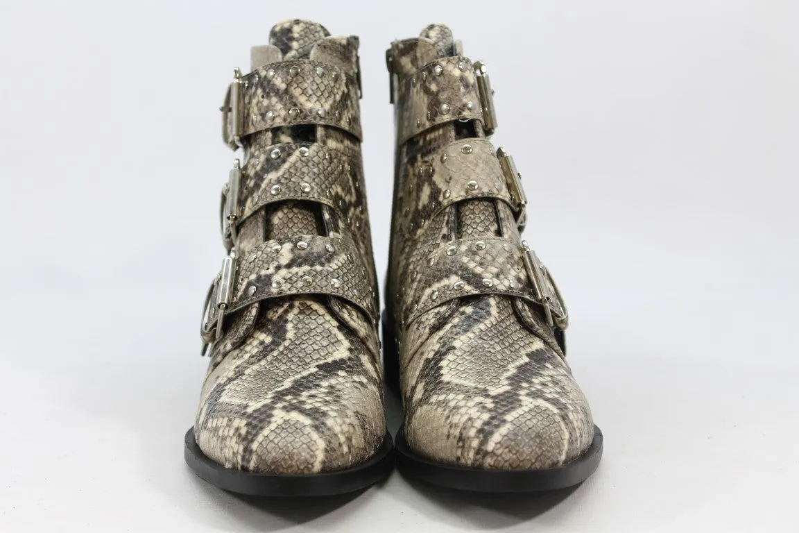 Steve New York Harmon Women's Snakeskin-Print Boots 8M(ZAP13207)