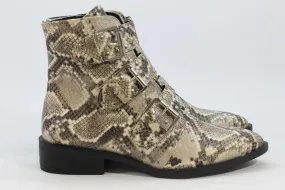 Steve New York Harmon Women's Snakeskin-Print Boots 8M(ZAP13207)