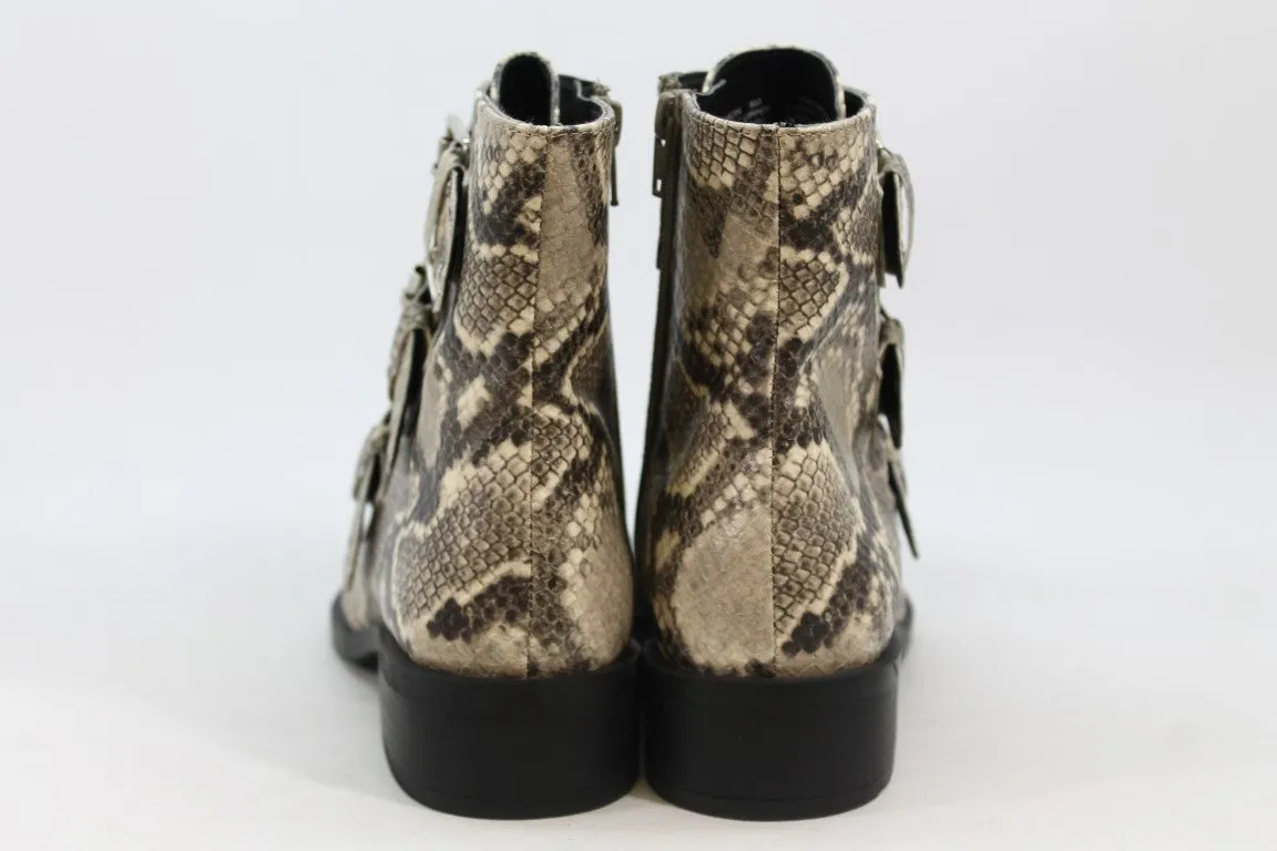 Steve New York Harmon Women's Snakeskin-Print Boots 8M(ZAP13207)