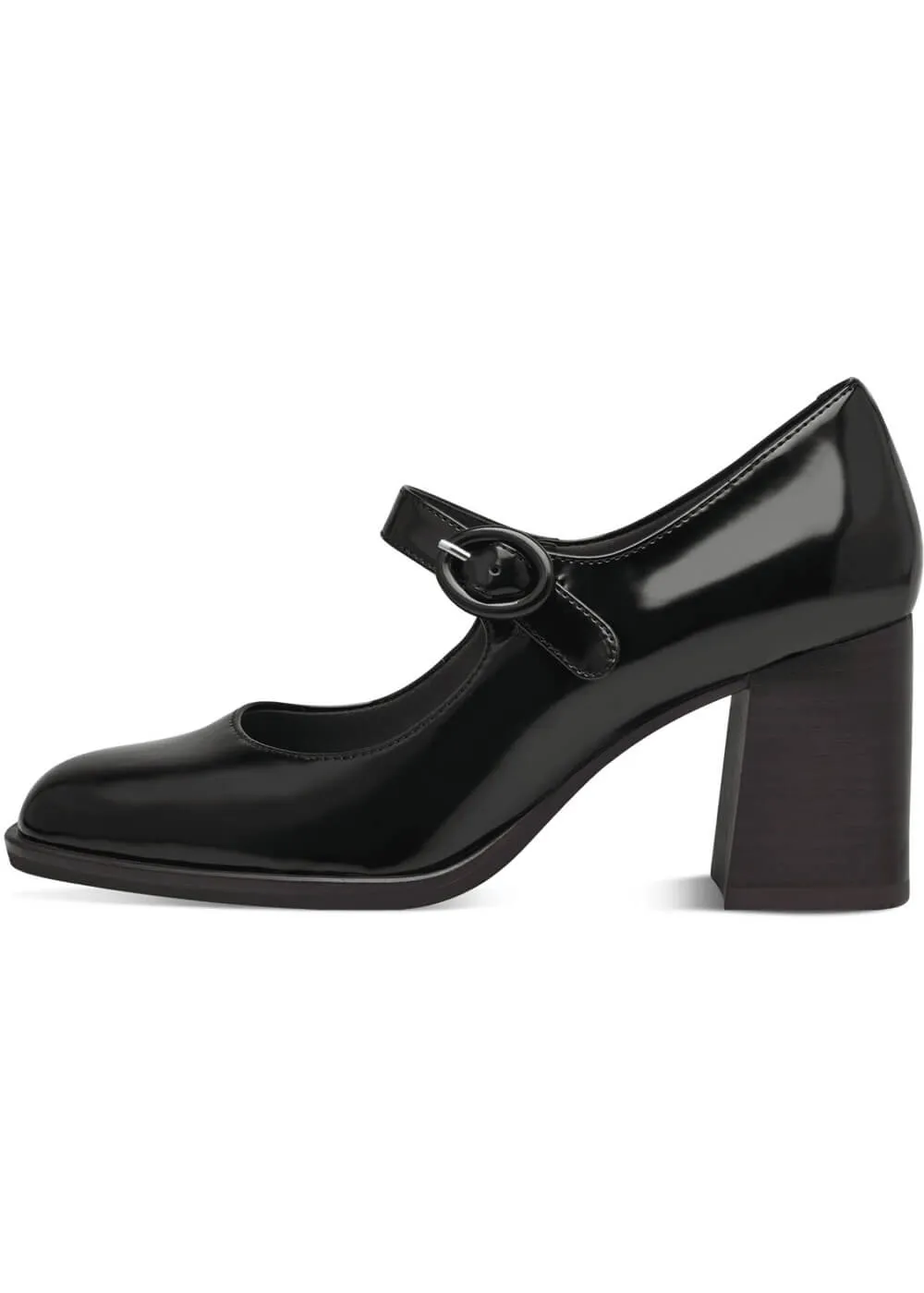 Tamaris Wanda Vegan Brush 60's Pumps Black