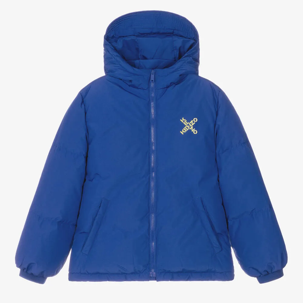 Teen Blue Down Padded Jacket