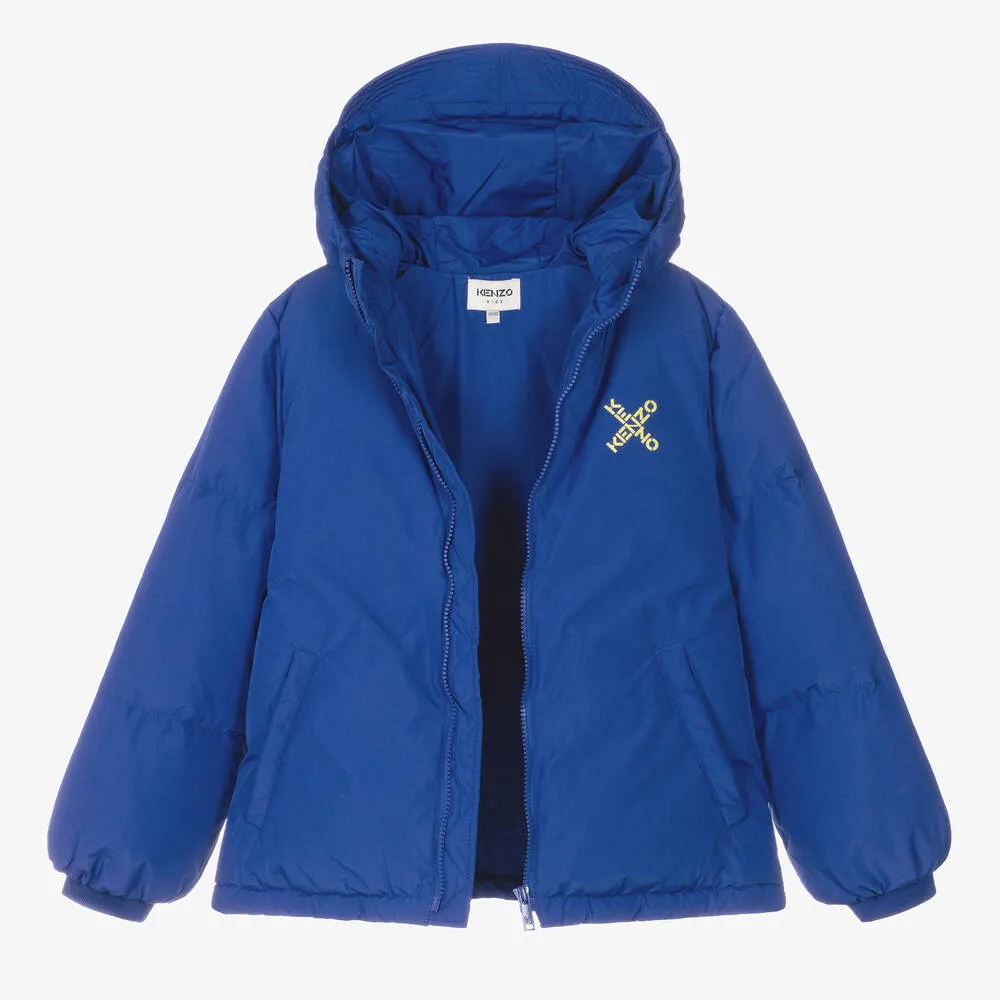 Teen Blue Down Padded Jacket