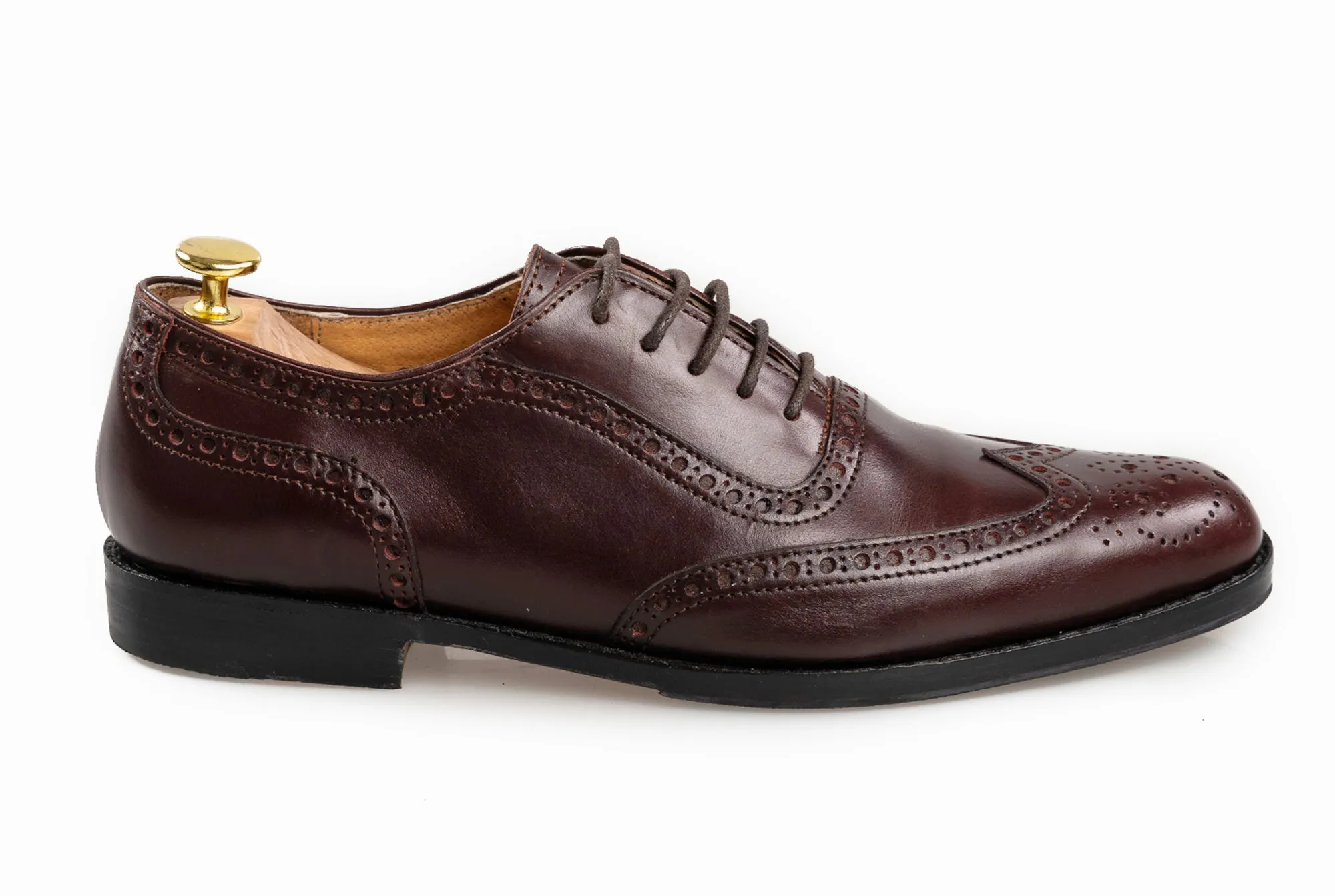 The Grand Wingtip Oxford - Oxblood Burgundy