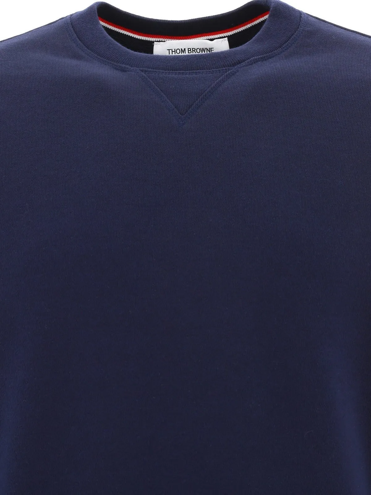 THOM BROWNE  |Crew Neck Street Style Long Sleeves Plain Cotton Logo