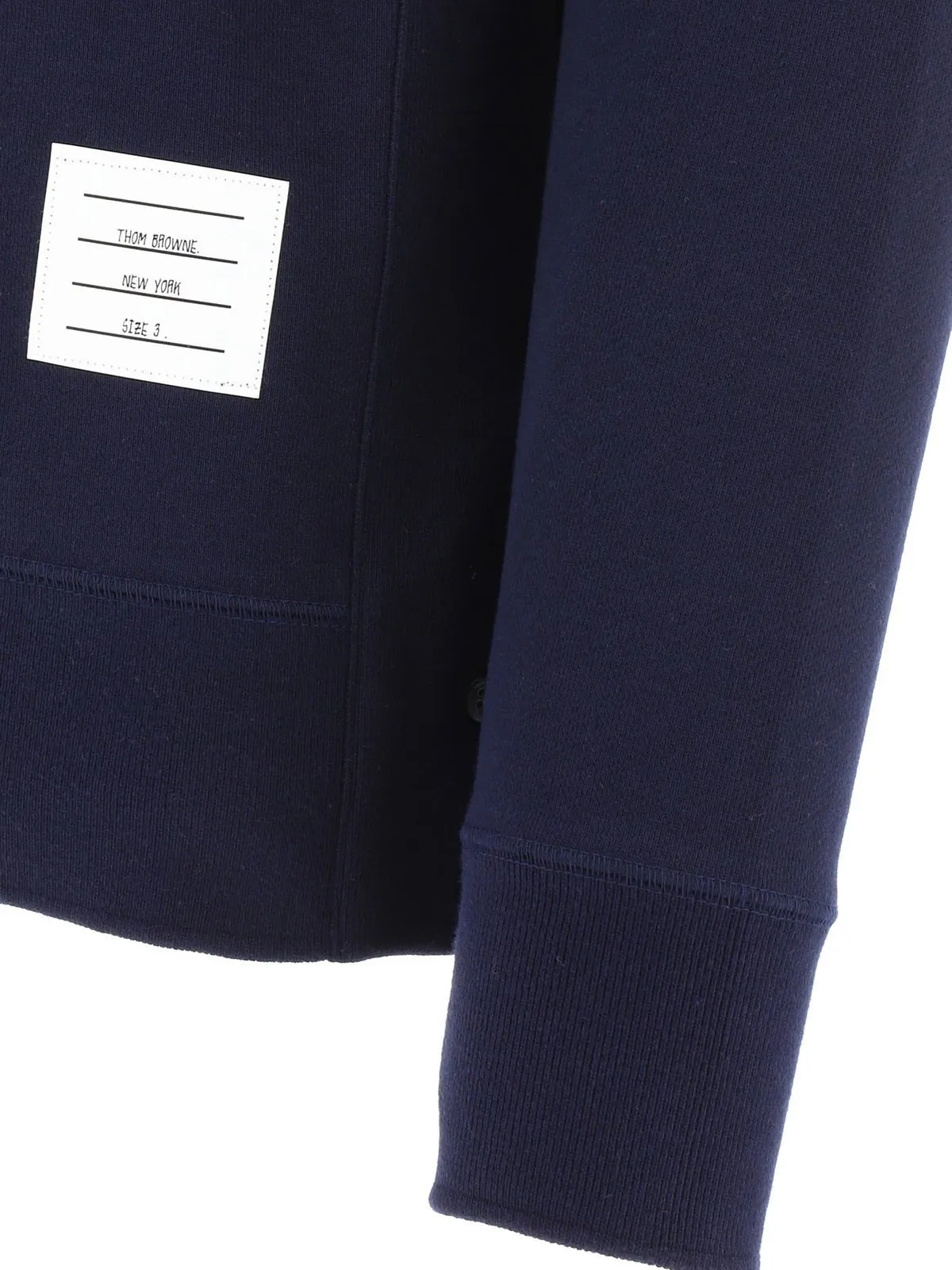 THOM BROWNE  |Crew Neck Street Style Long Sleeves Plain Cotton Logo