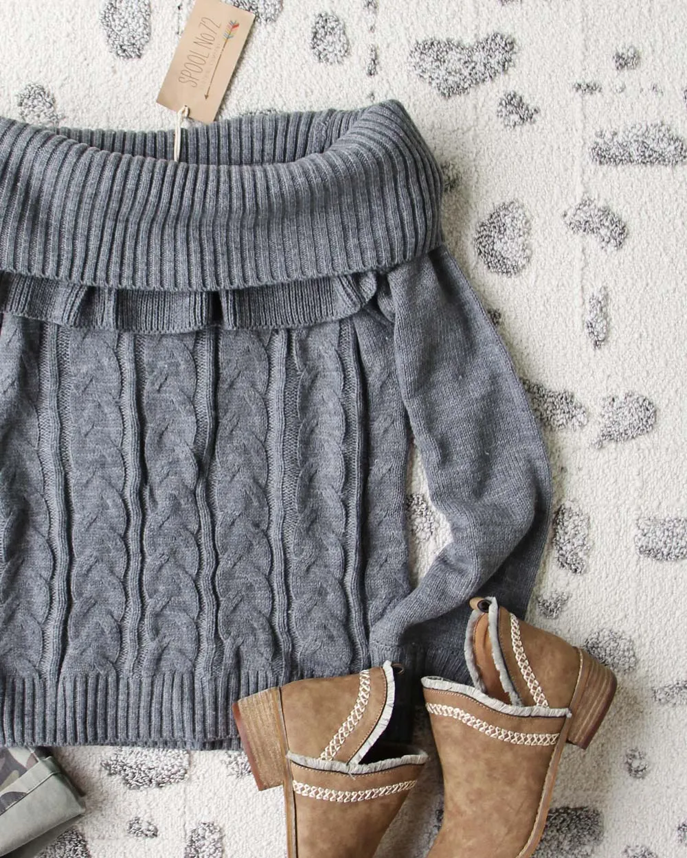 Timberline Cozy Sweater in Gray