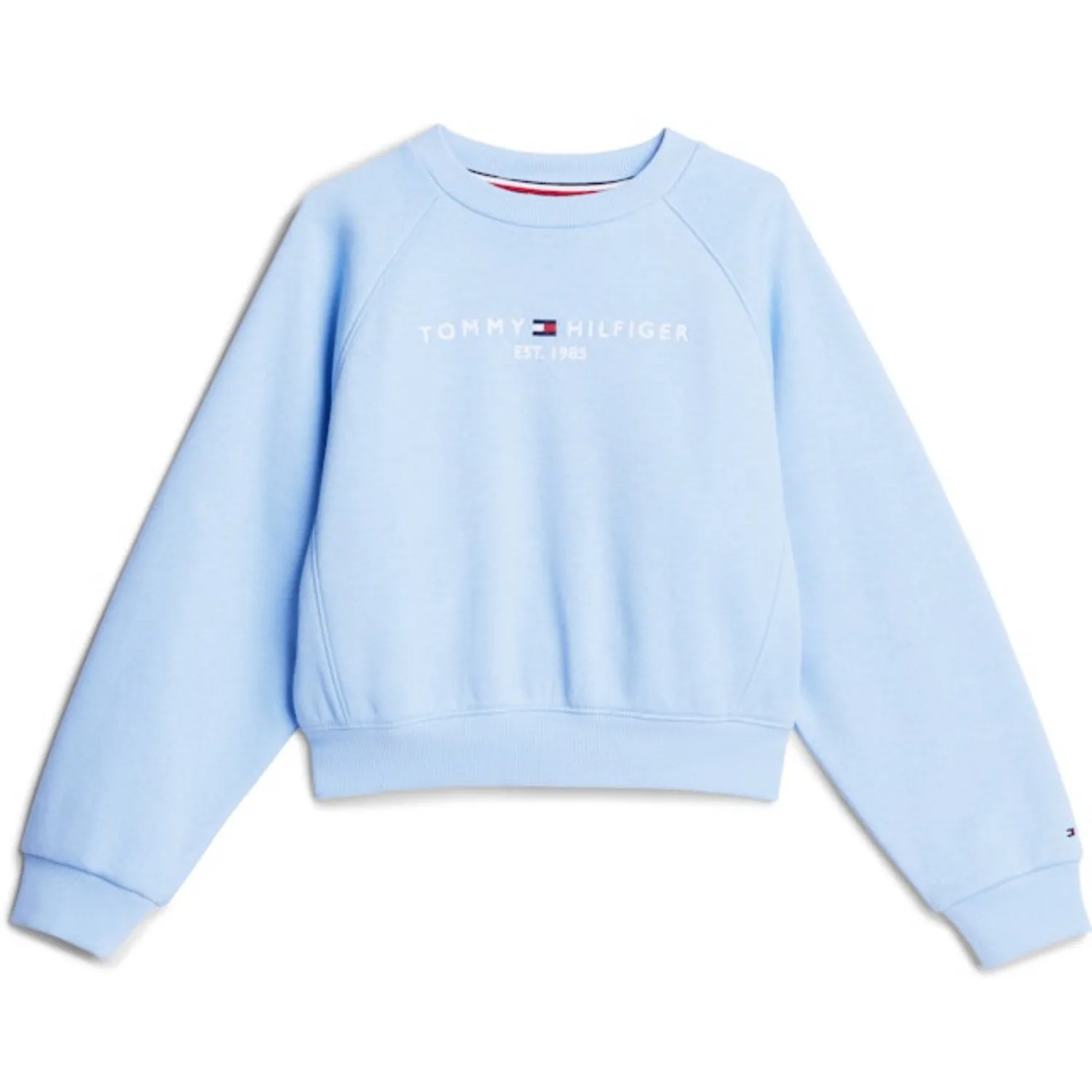 Tommy Hilfiger Vessel Blue Essential Embroidered Fleece Crewneck