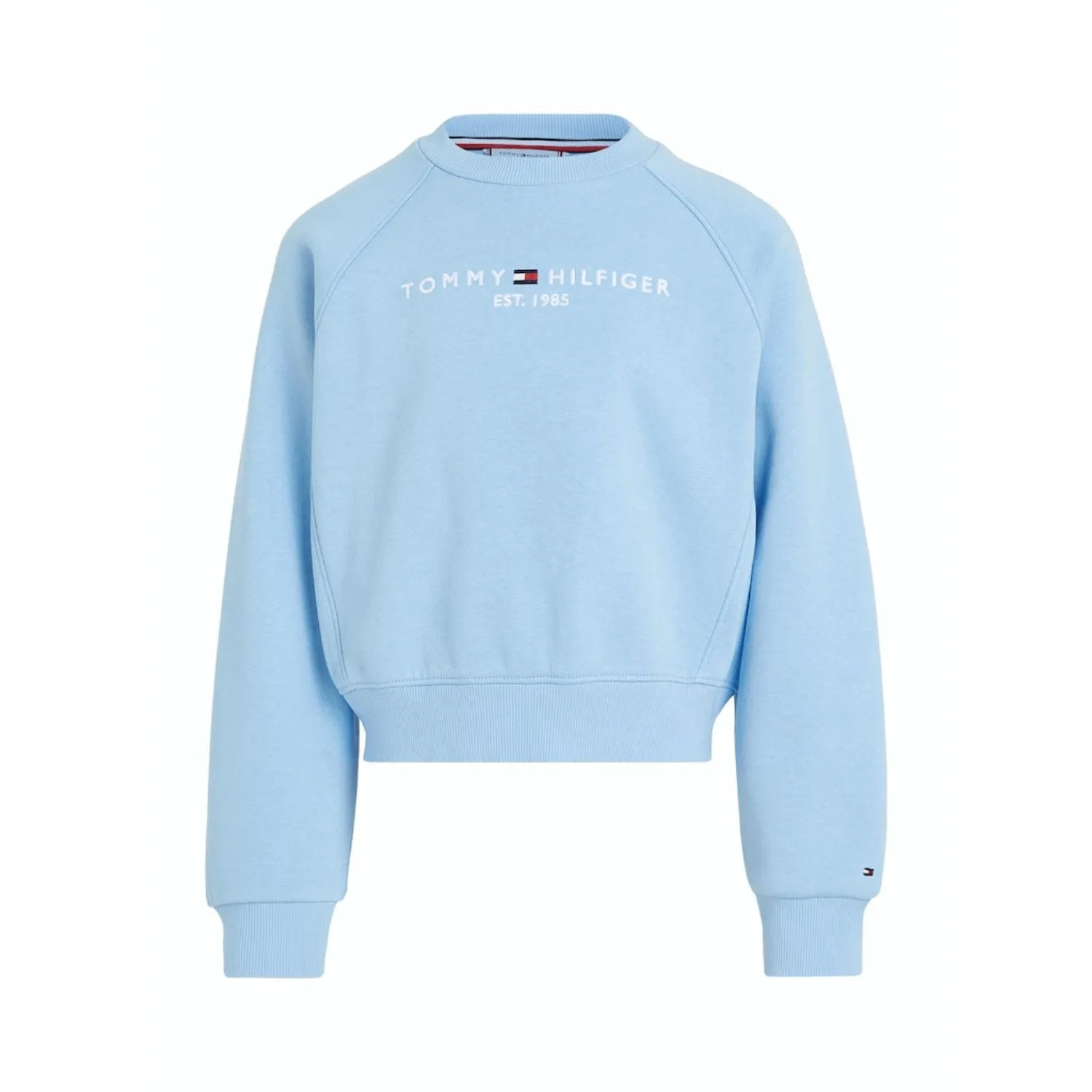 Tommy Hilfiger Vessel Blue Essential Embroidered Fleece Crewneck