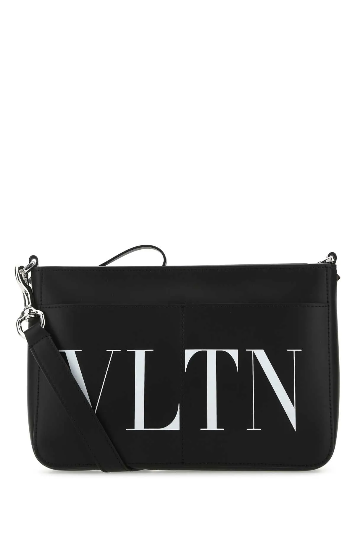 Valentino Logo-Printed Zipped Messenger Bag