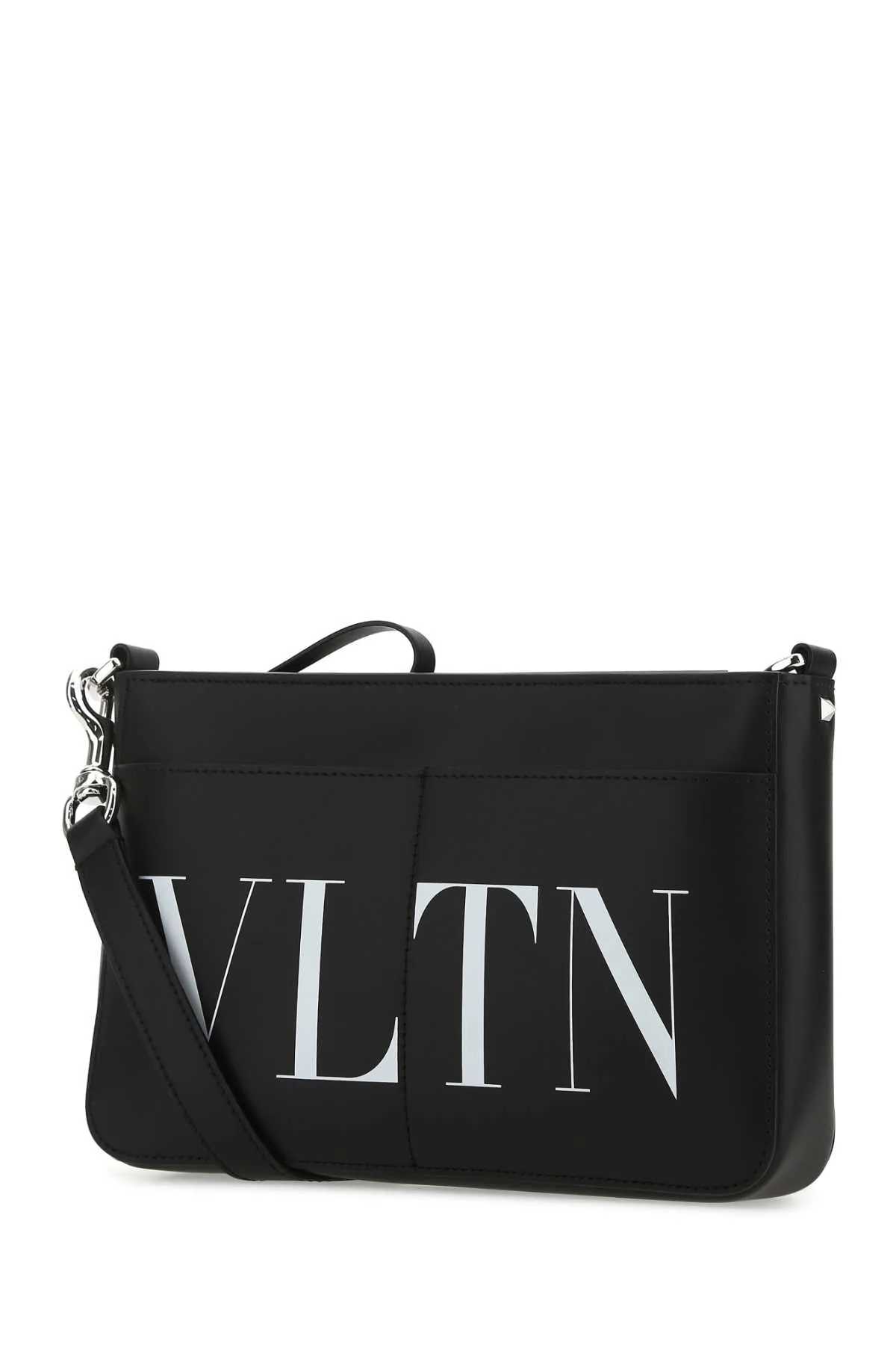 Valentino Logo-Printed Zipped Messenger Bag