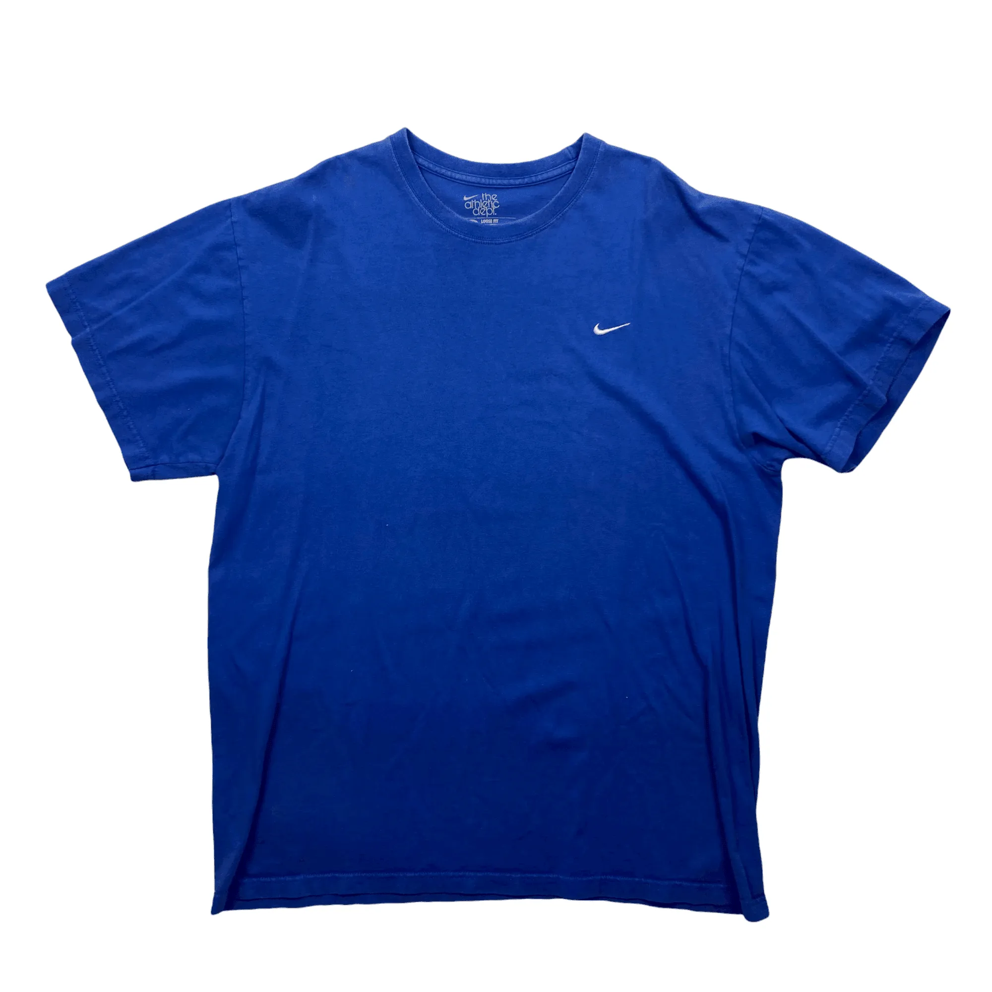 Vintage Blue Nike Embroidered Tee - Extra Large