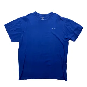 Vintage Blue Nike Embroidered Tee - Extra Large