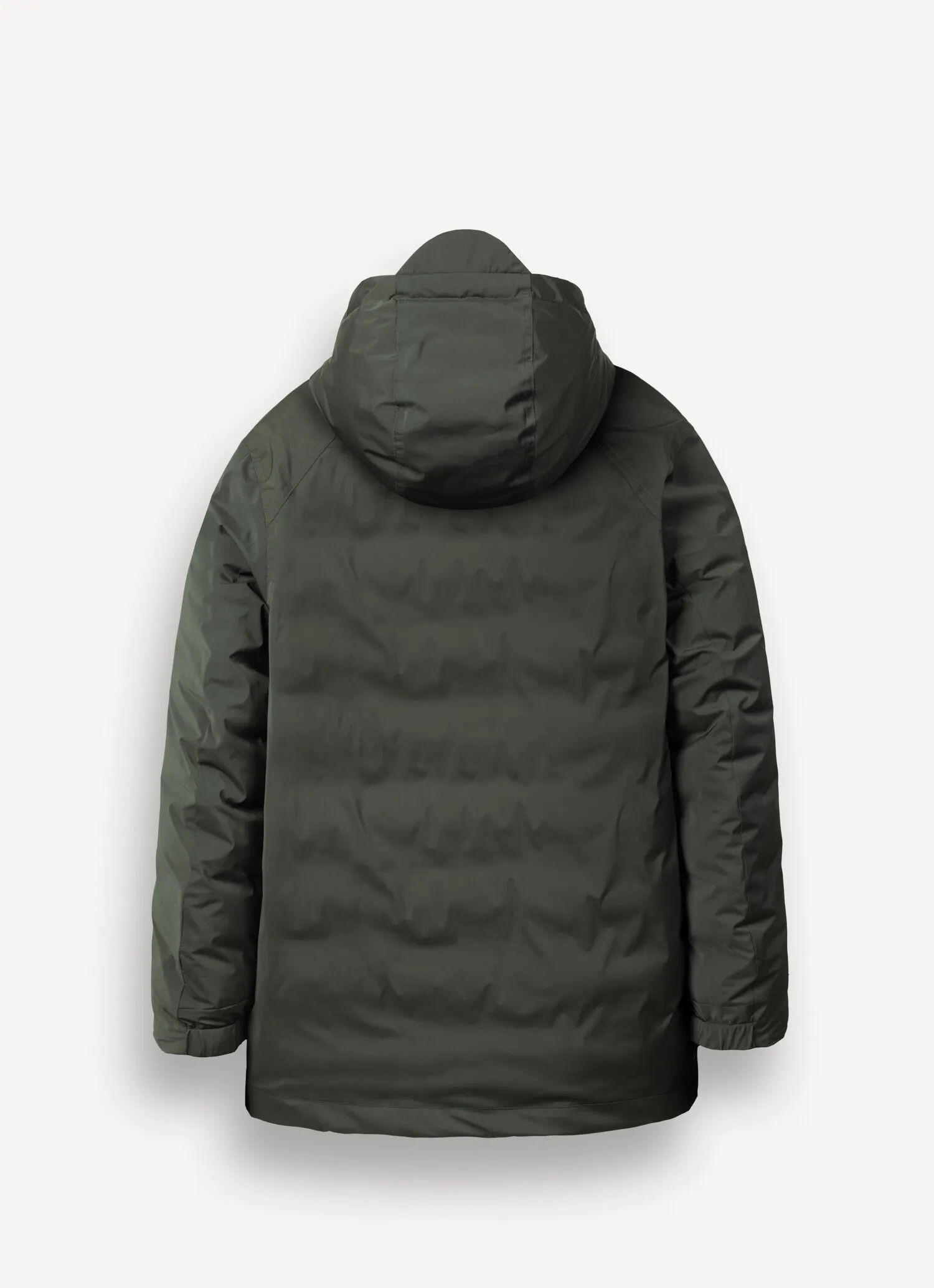 Waterproof down-padded parka-