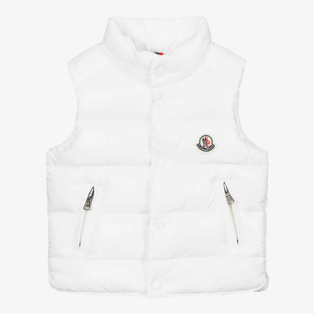 White Down Padded Gilet