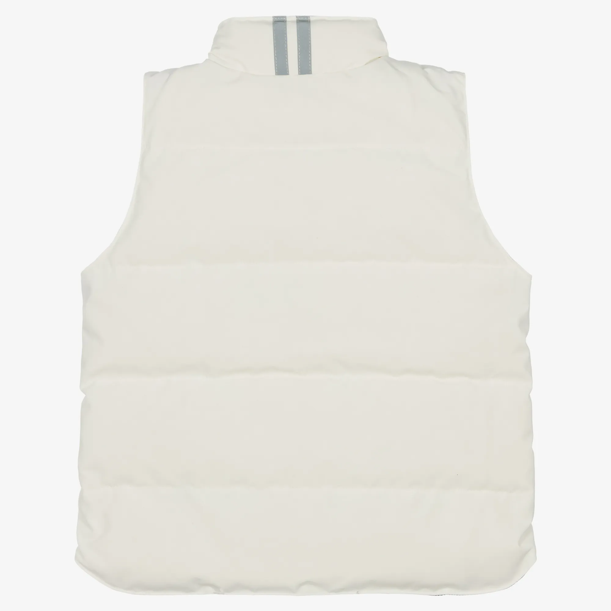 White Down Padded Vanier Gilet