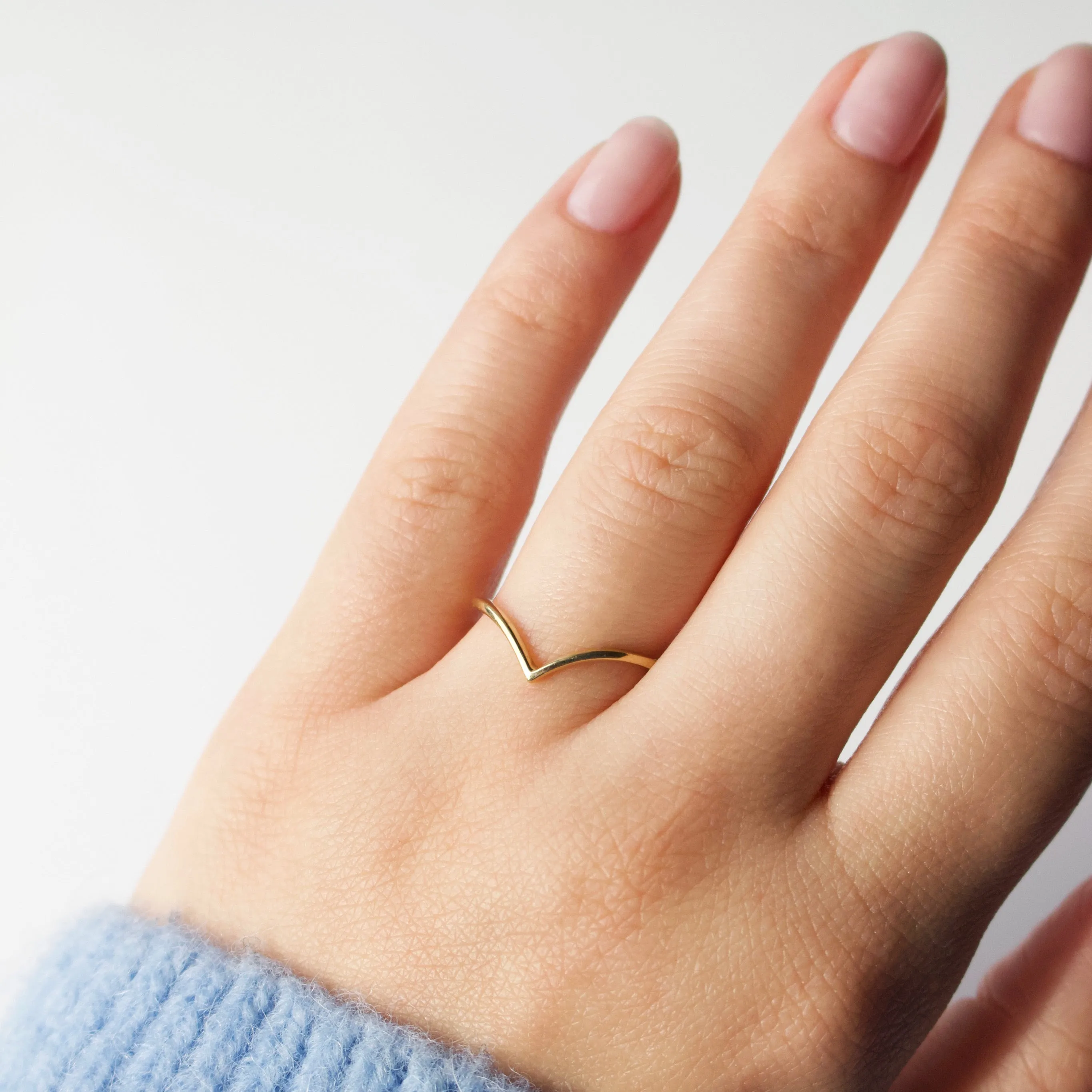 Wishbone Stacking Ring