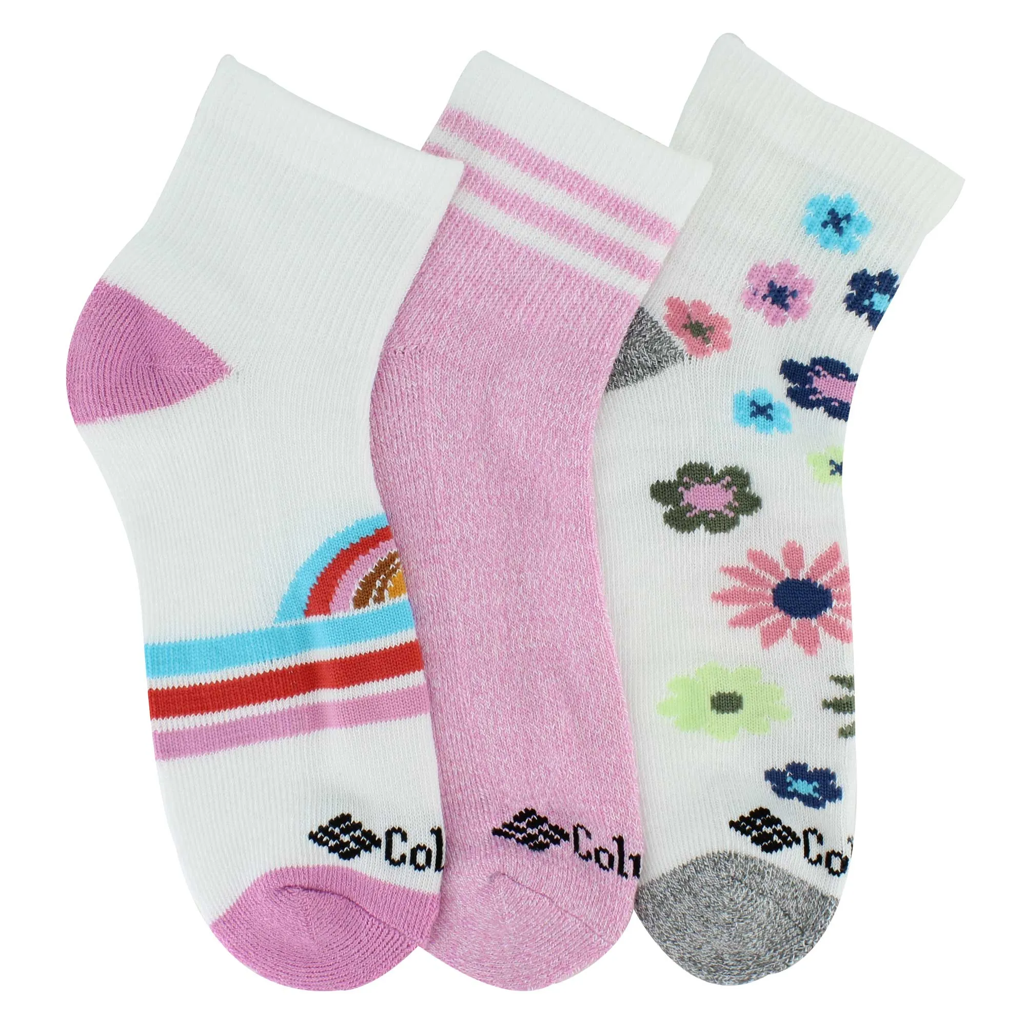 Women's Columbia Happier Outdoor Flowers 3 Pairs