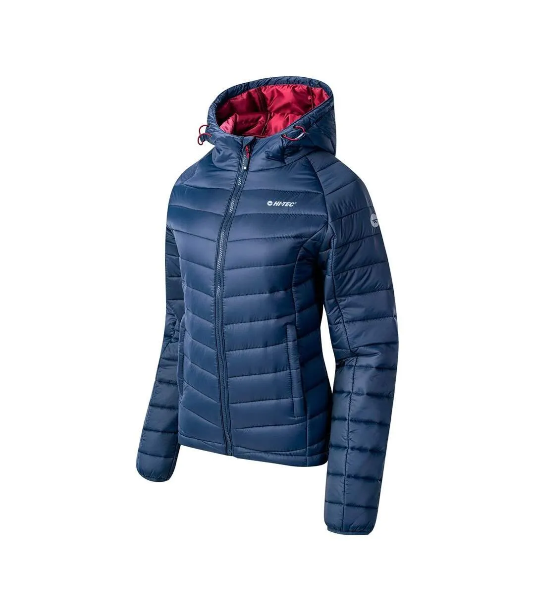 Womens/ladies carson padded jacket blue nights Hi-Tec