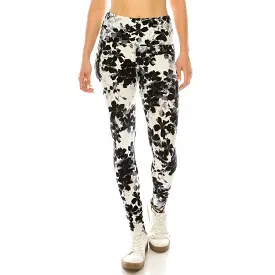 Yoga Multi Printed Knit Legging With High Waist