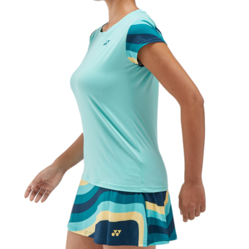 Yonex 2024 AO Tennis Womens Crew Neck - Cyan