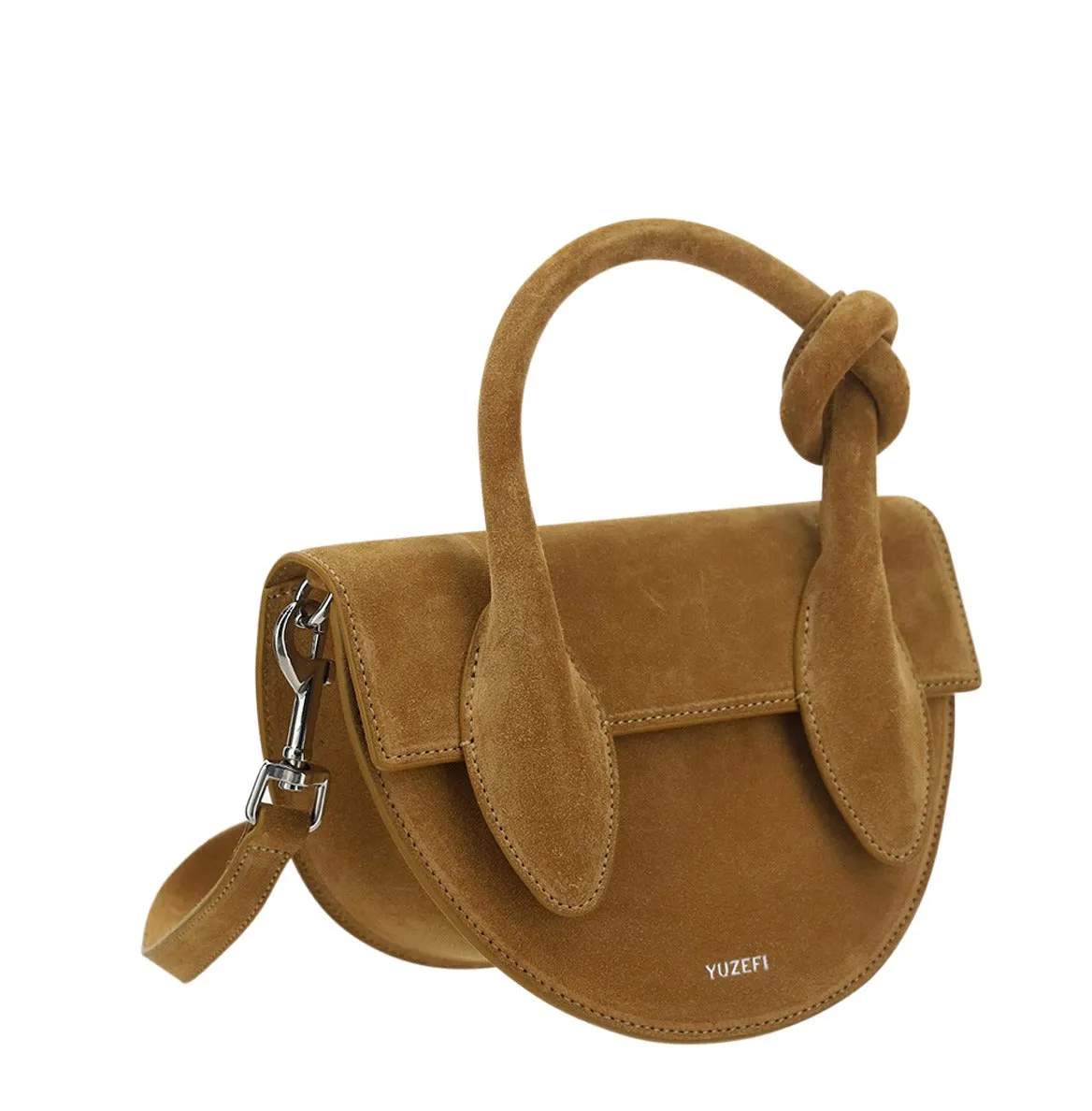 Yuzefi Pretzel Knot Detailed Crossbody Bag