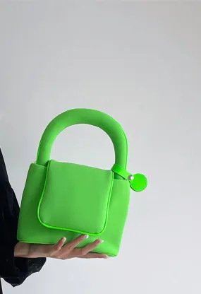 Zeon Puffy Bag-Lime